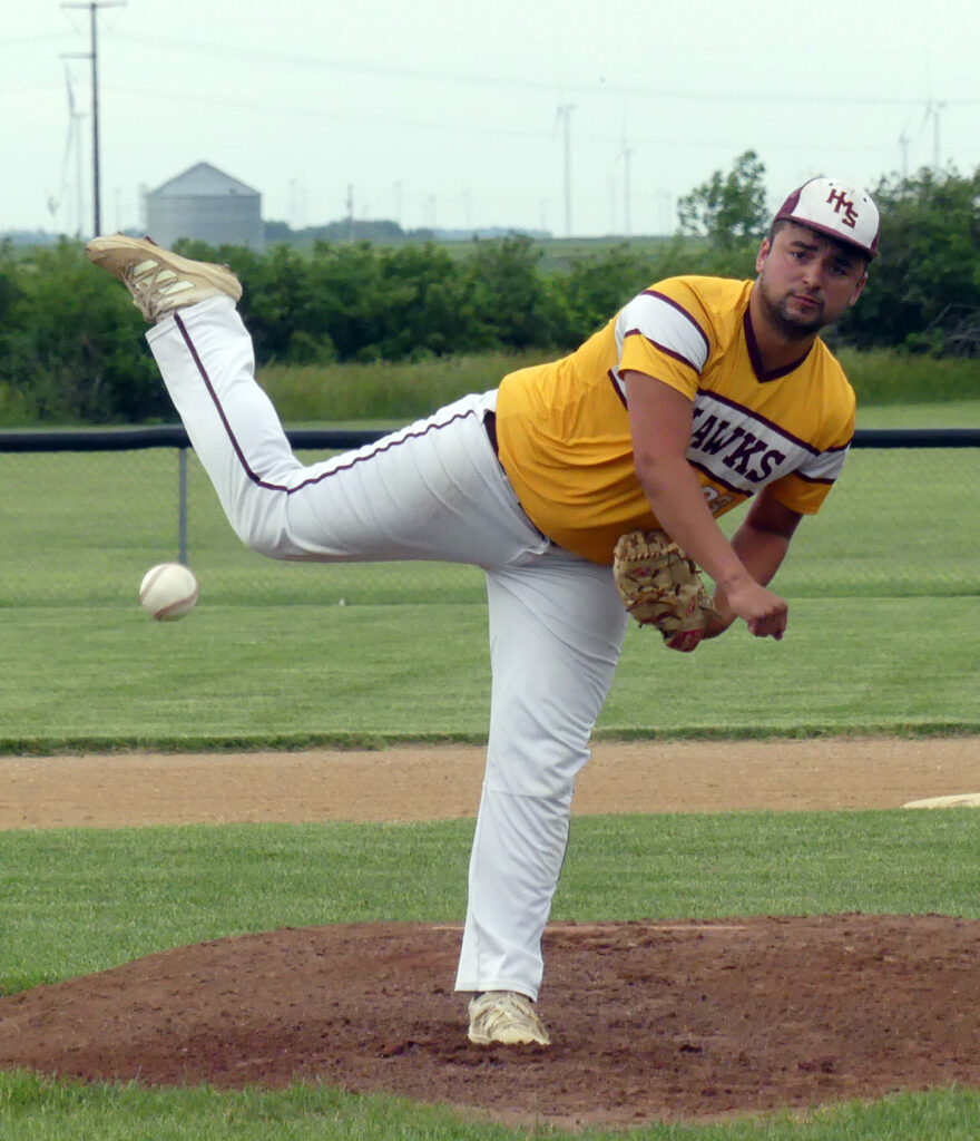 Jordan Ortega threw a complete game in picking up the win against West Bend-Mallard.