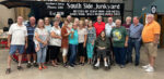 The Sanborn High School Class of 1972 held their 50th class reunion at Vander Haag’s Yesterdays Memories Museum Saturday evening July 23. Class members pictured are, from left, front, Marla (Geerdes) Minear, Meg (Petrich) Zach, Luie (Klever) Schiphoff, Sharon (Redman) Irwin, Anne (Menke) Jaycox, Lori (Sanders) Brinkman, Dianne (Ruisch) Lagoo, Glenn Chrisman; back, Allan Egdorf, Rex Raymond, Rebecca (Hakeman) Suckow, Bob Ellett, Mark Keedy, Vicki (Peterson) Dummett, Carla (Goldhorn) Caraconcea, Mike Foley, David Marra, Richard Wilson, Joe McCarty, Steven Holz.