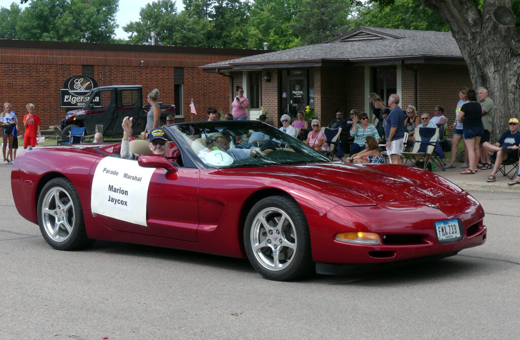 M.D. “Jay” Jaycox was the Railroad Days Parade Marshal