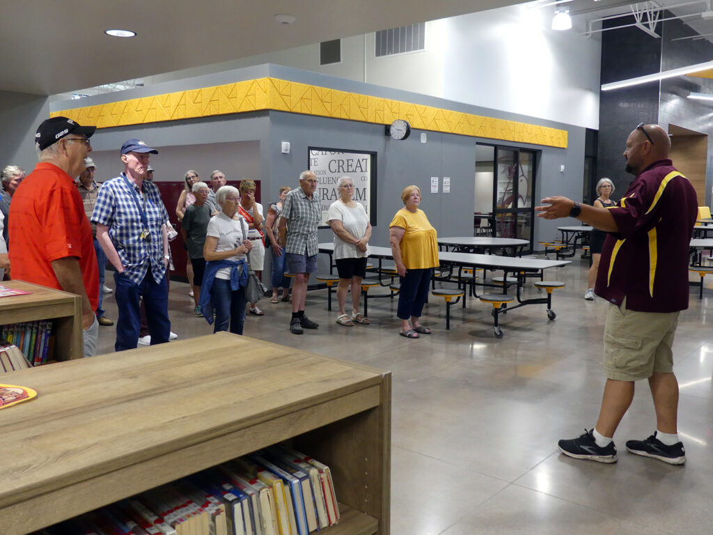 Tours of HMS Middle School were offered.
